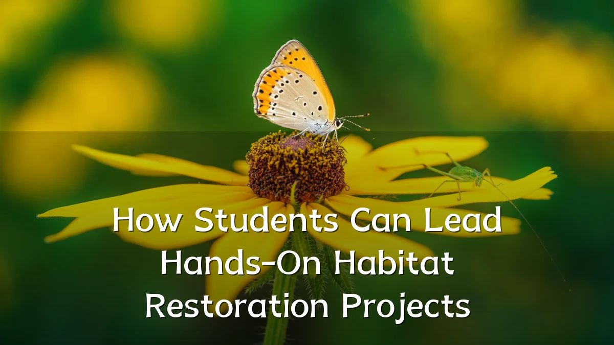 How Students Can Lead Hands-On Habitat Restoration Projects